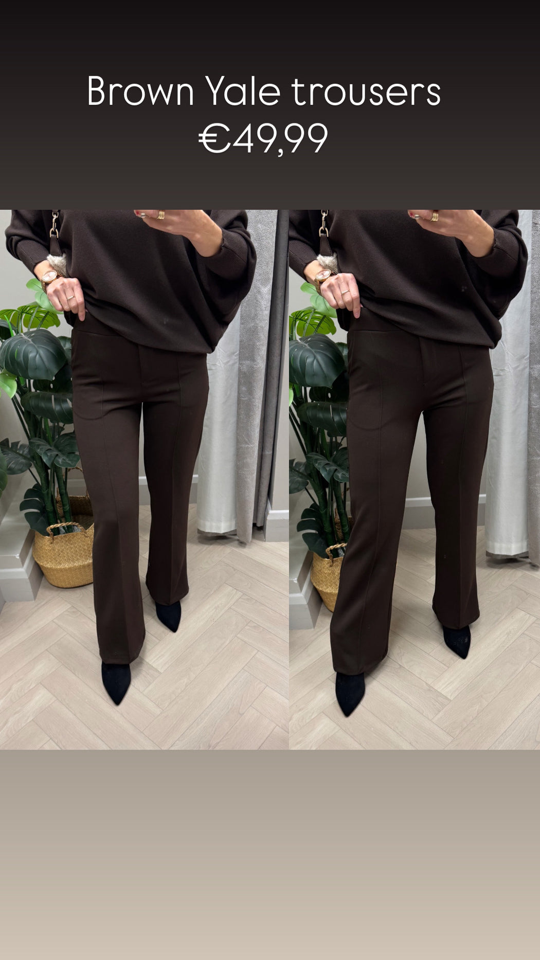 Brown Yale trousers