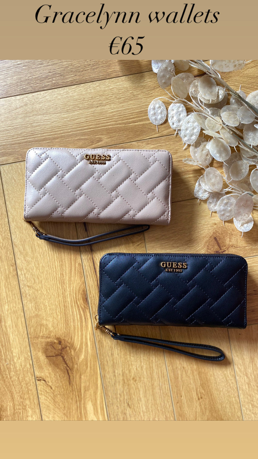 Guess gracelynn beige wallet