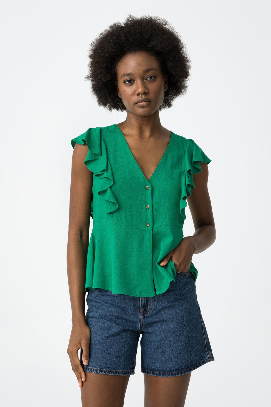 Solinda  green top