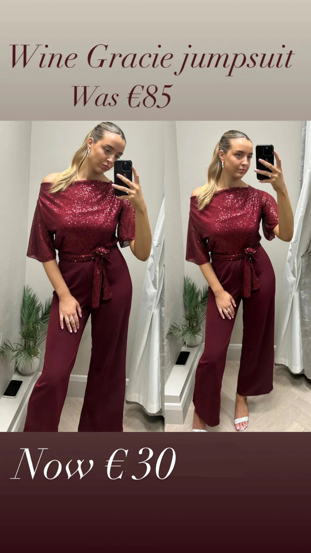 Wine Gracie jumpsuit