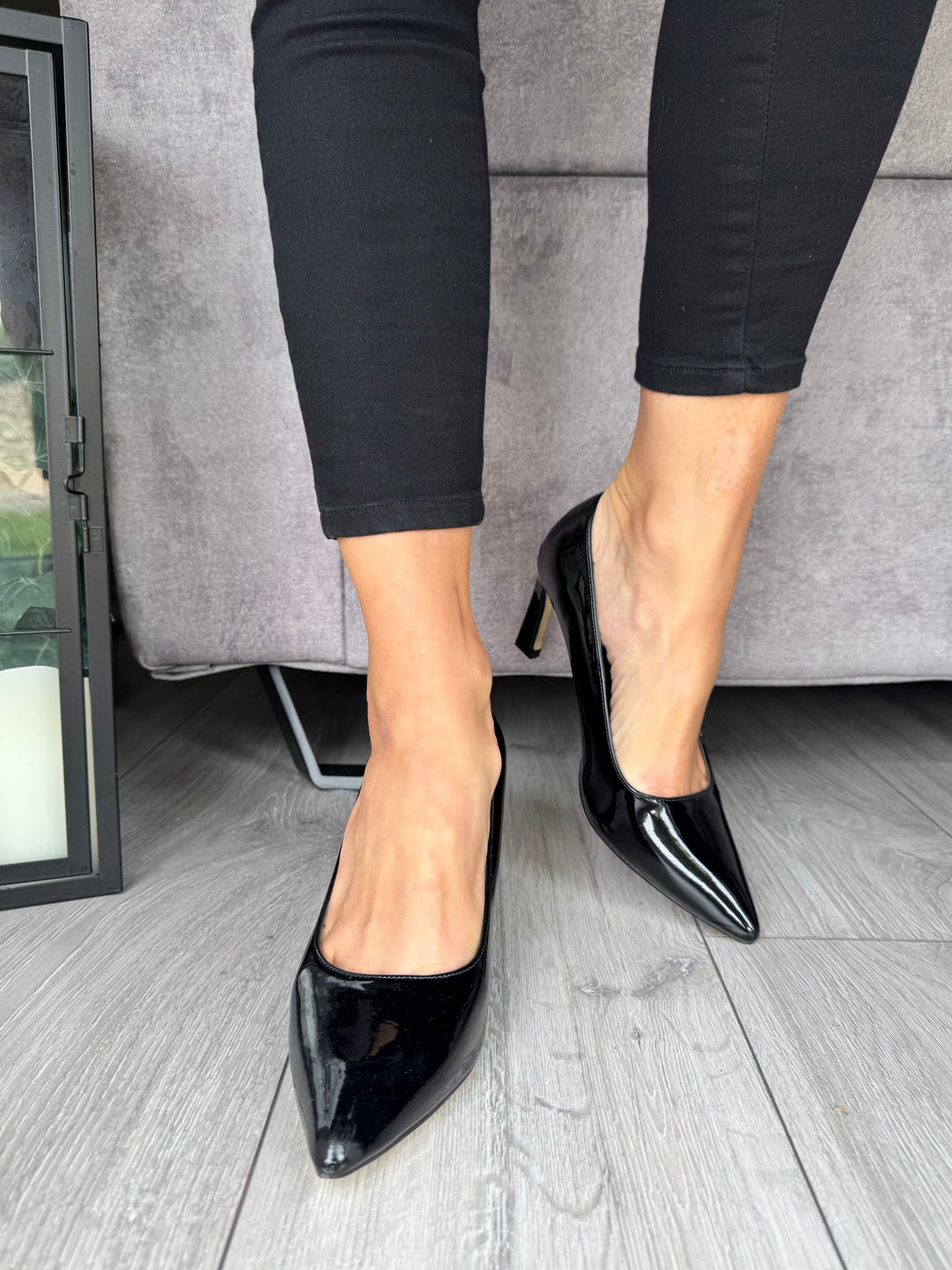 Bamburgh schwarz heel