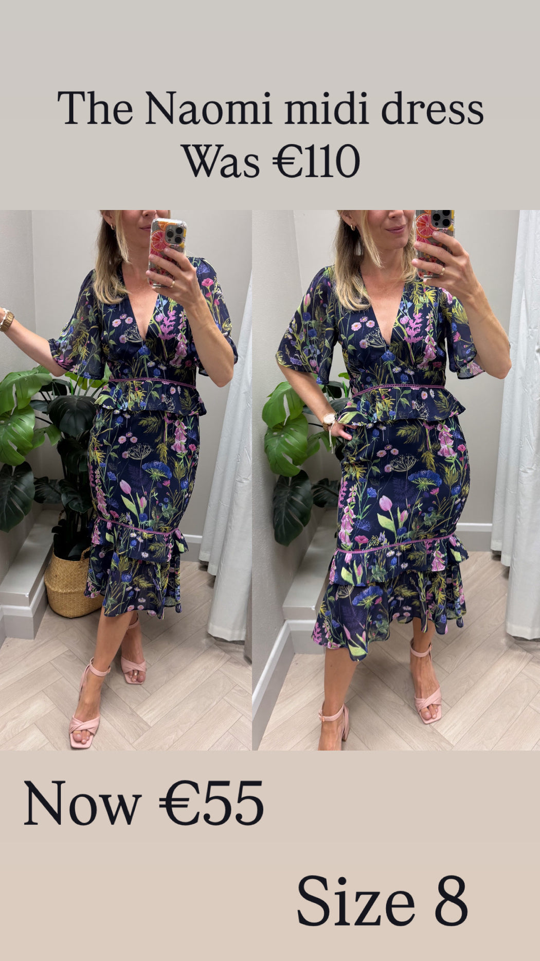 The Naomi midi dress