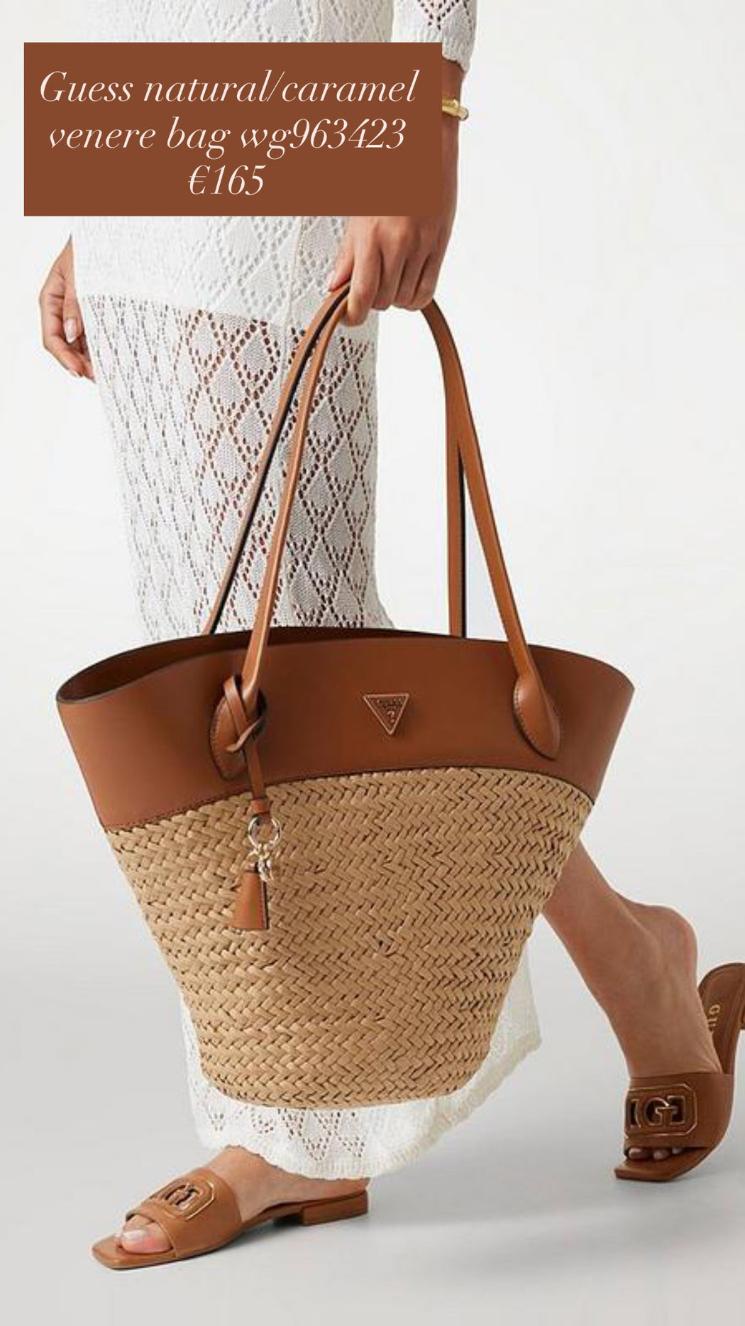 Guess natural/caramel venere bag wg963423