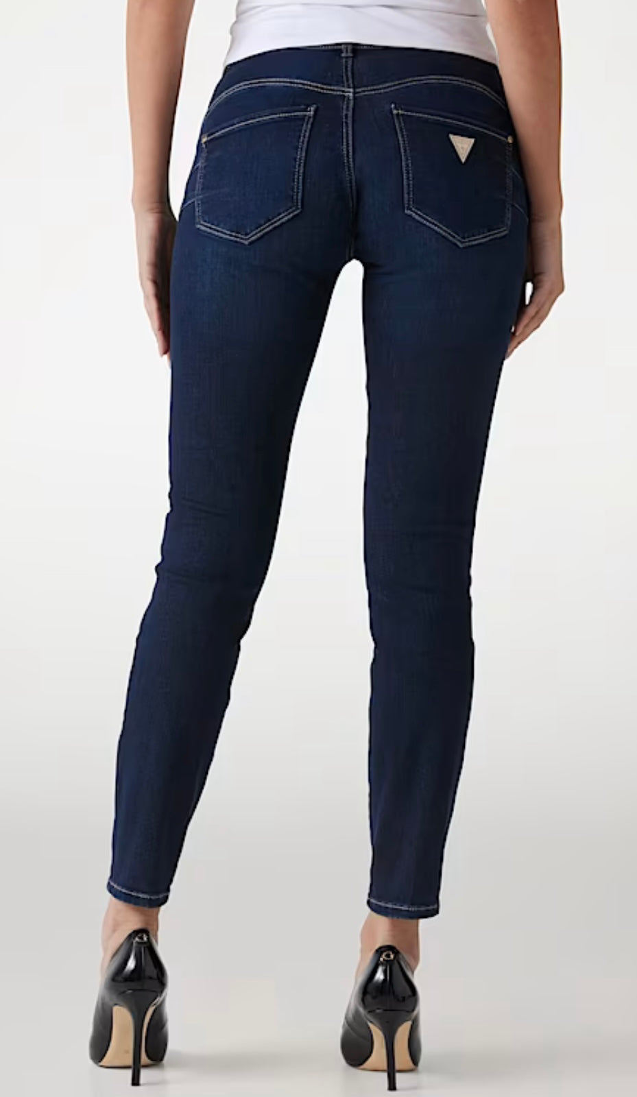 Guess shape up Capri skinny jeans W5GA80D5B43