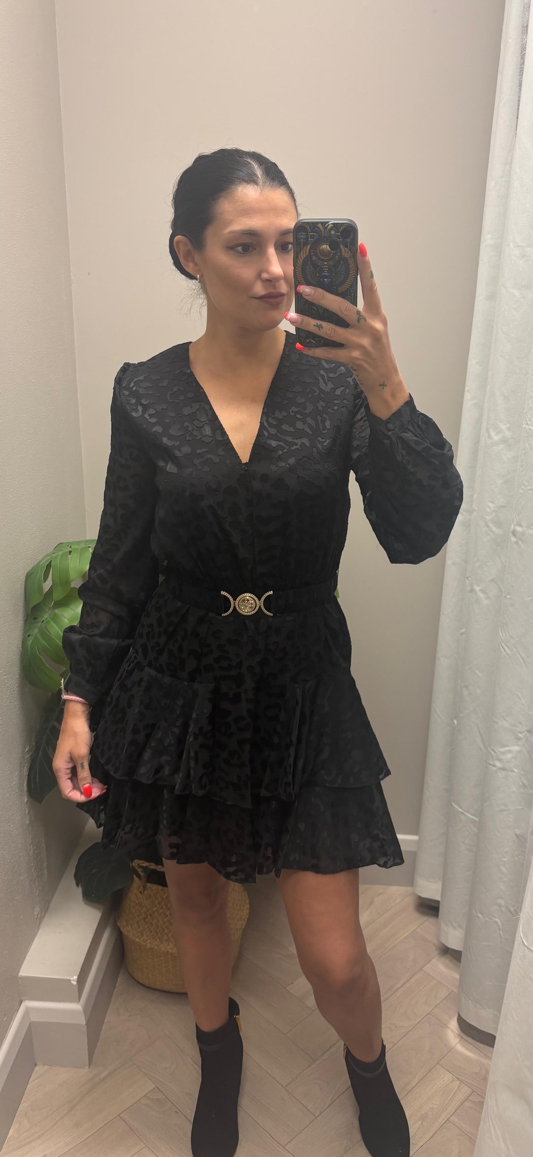 Guess black  Clarisse flare dress