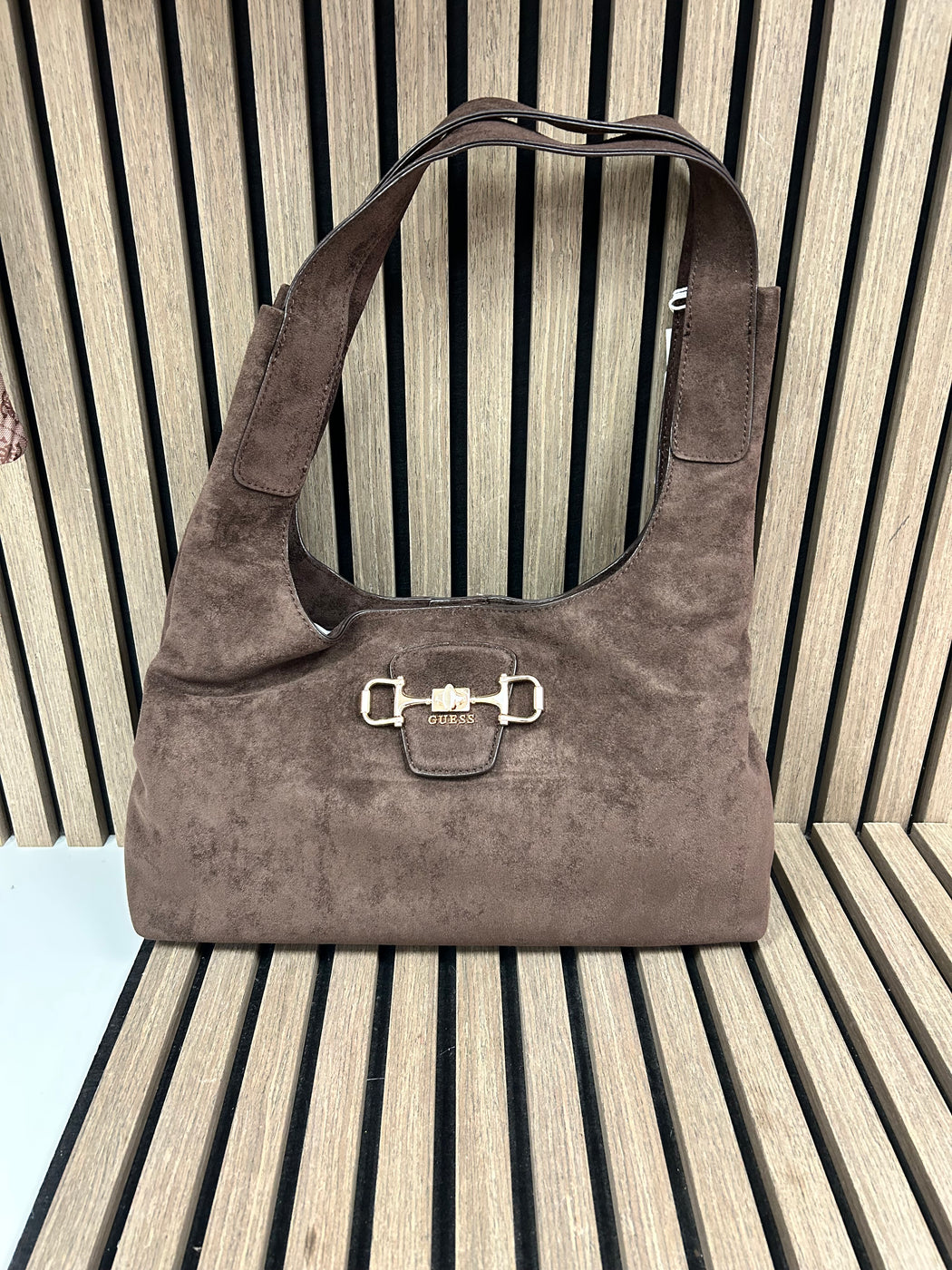Guess  brown suede sunset tote  sg232402