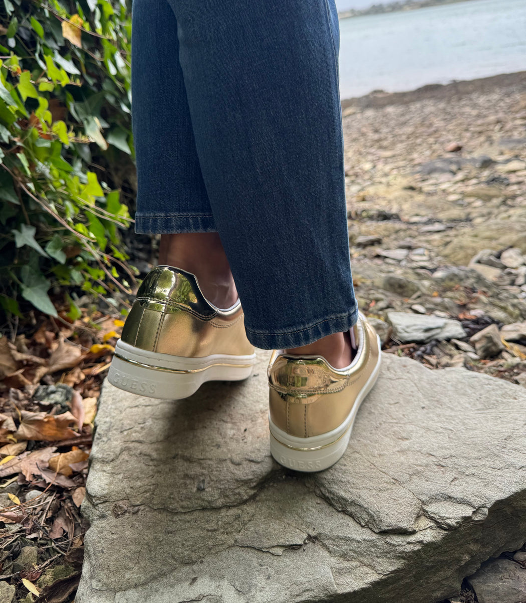 Guess gold sneaker FLTSS3LEL12