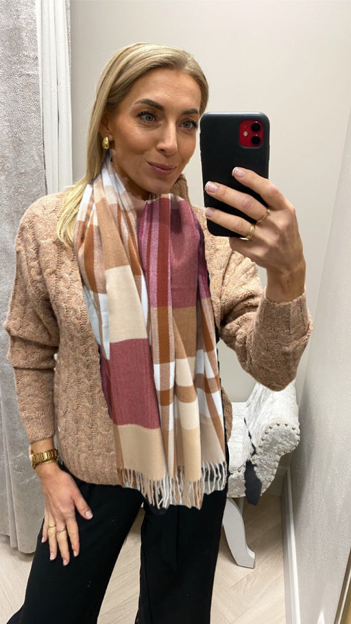 Olivia rust multi scarf