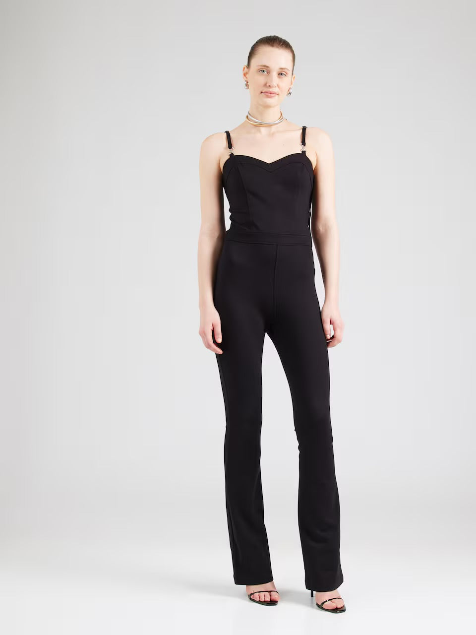 Guess black doreata jumpsuit W5RD90KCMU2