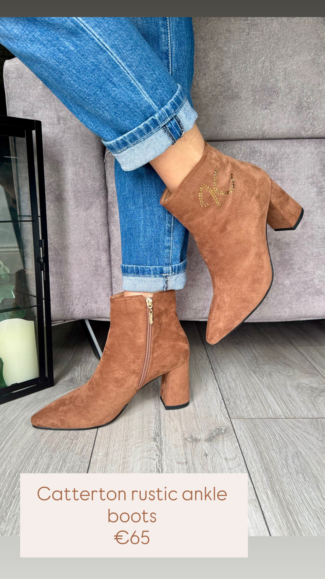 Catterton rustic ankle boots