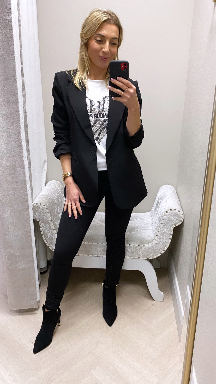 Black  Ellie blazer