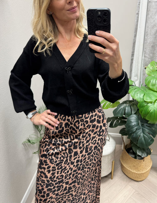 Guess Lyla black sweater cardi
