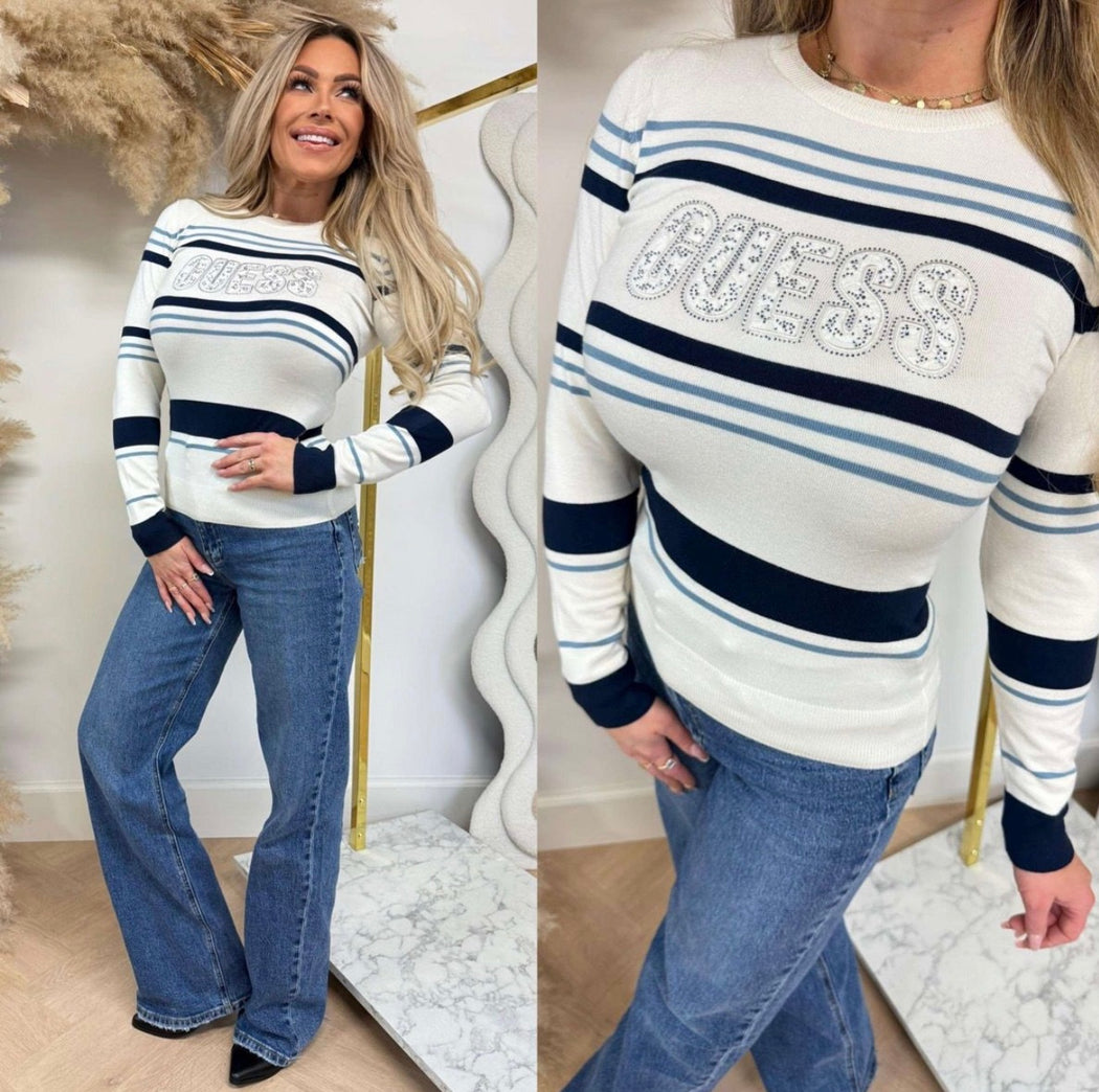 Guess Paris logo sweater W5GR18Z2NQ2