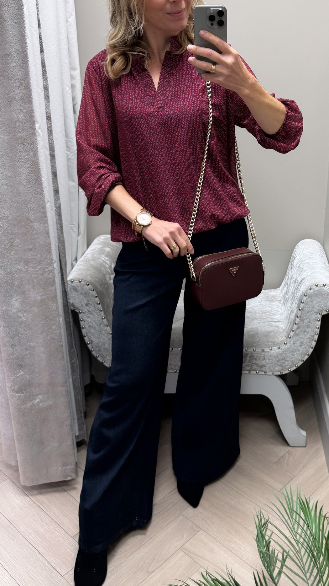Plum Bella band top