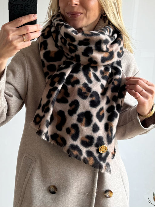 Guess leopard scarf AW5409POL03 - BLA