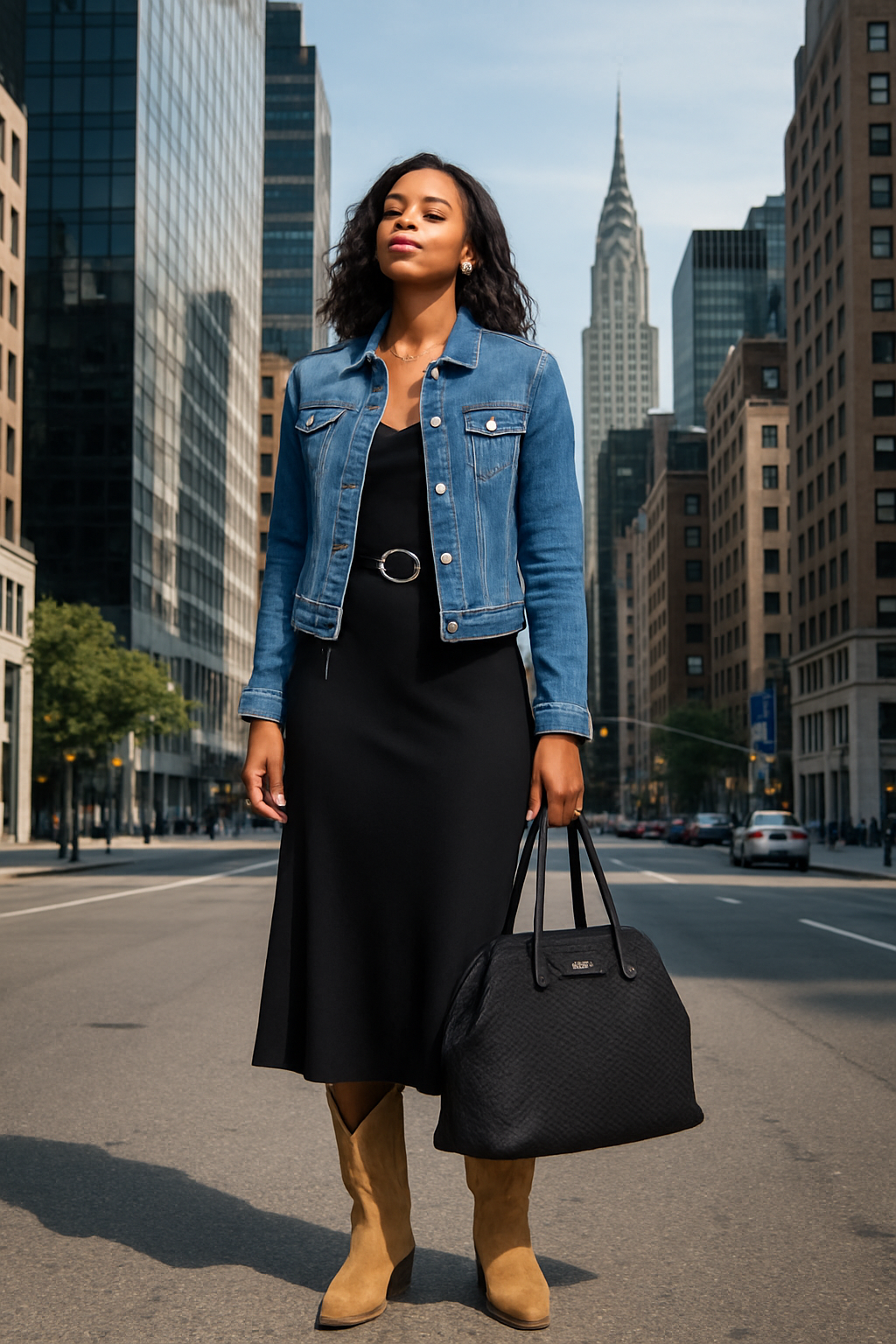 SIENNA MIDAXI DRESS IN BLACK