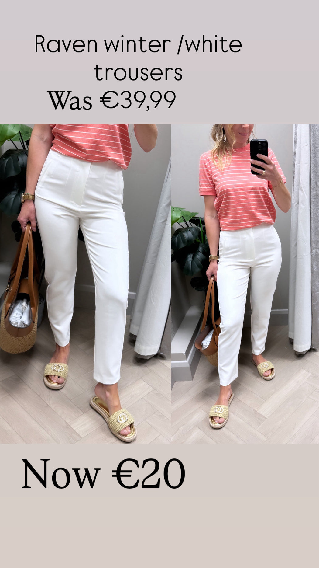 Raven winter /white trousers