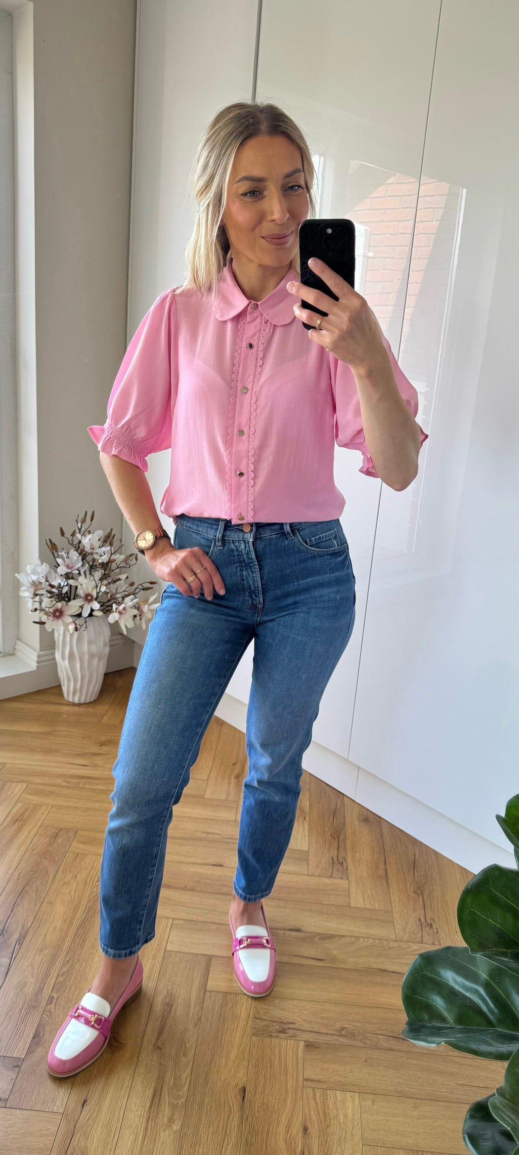 Gabrielle shirt pink