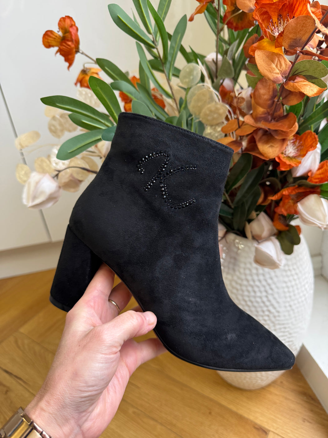 Catterton schwarz black ankle boots
