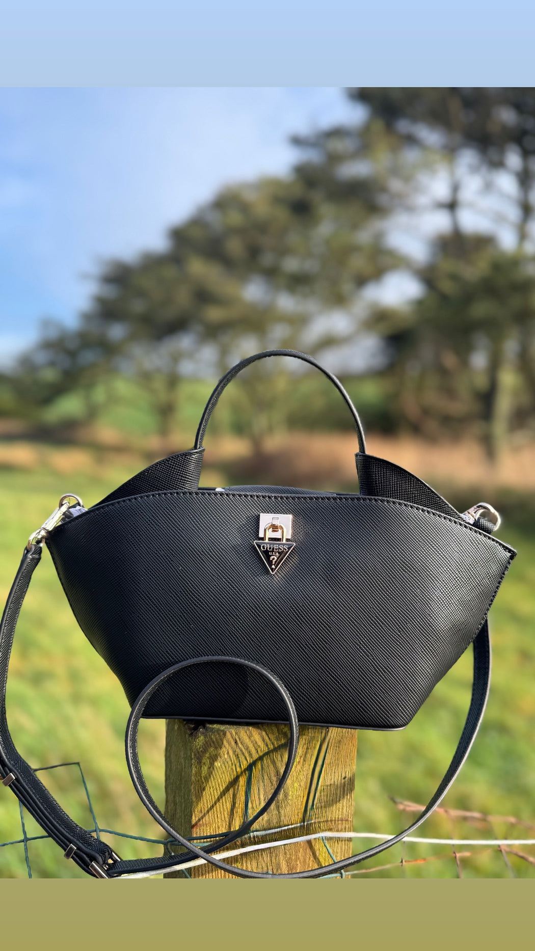 Guess black patsie mini bag ZG991975