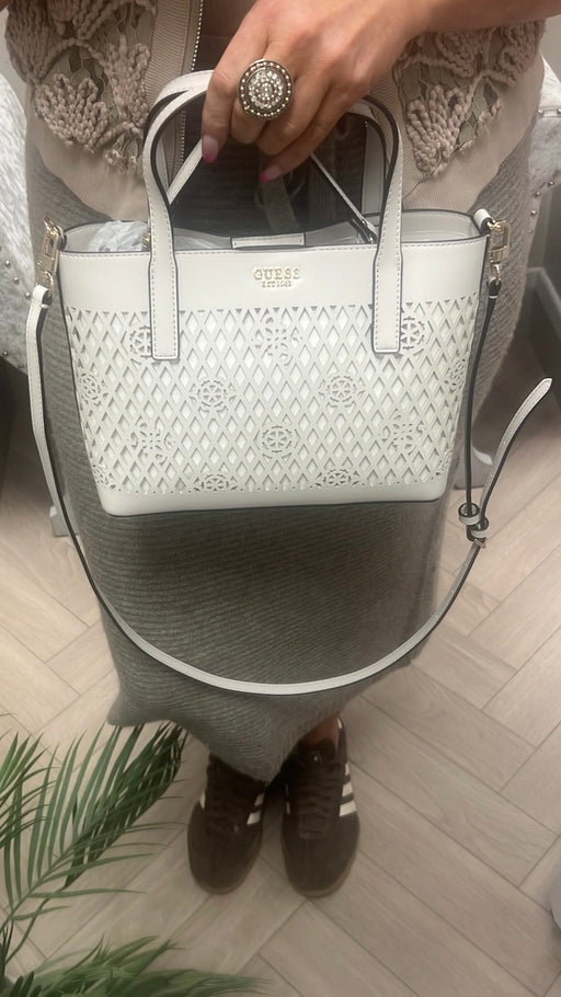 Guess LETTY MINI PG991175 off white 2in1 bag