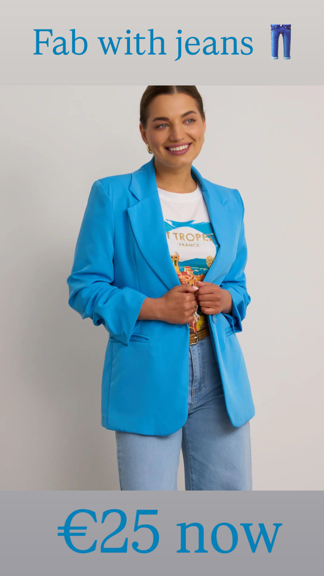 Turquoise Ellie blazer