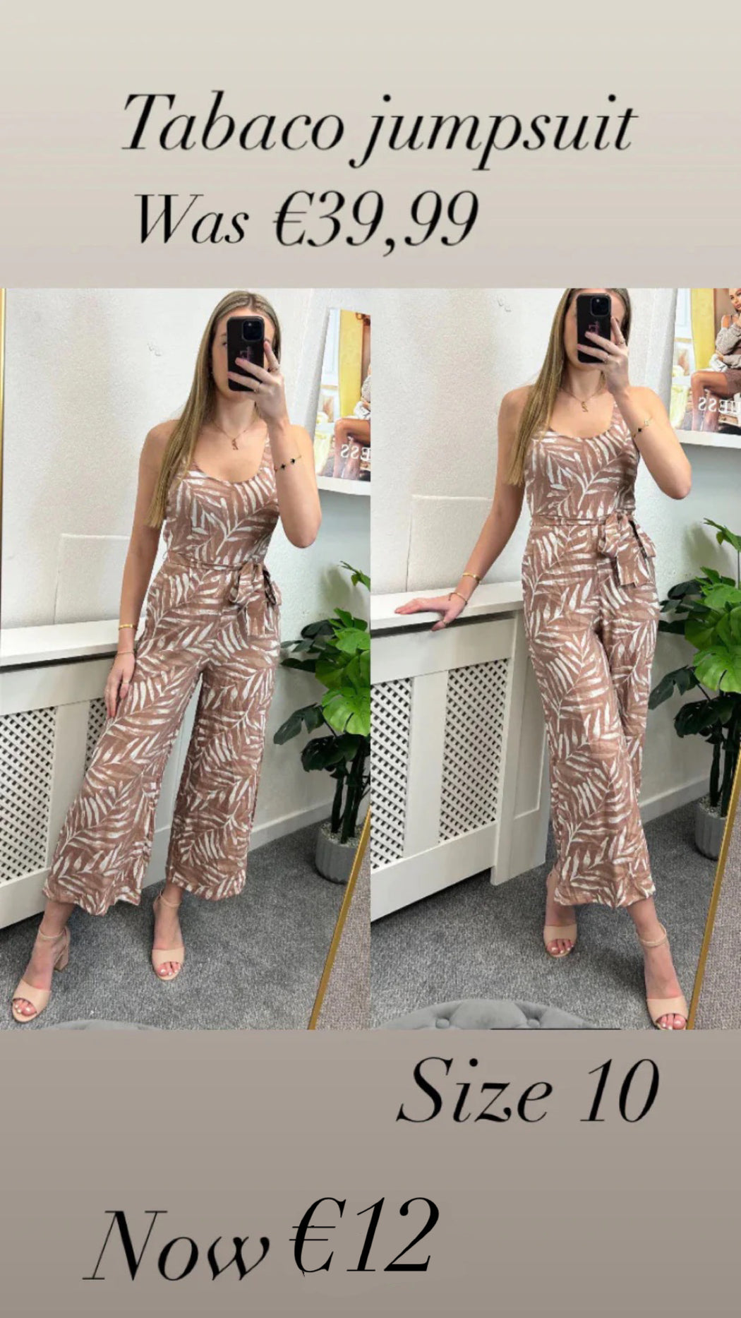 Tabaco jumpsuit