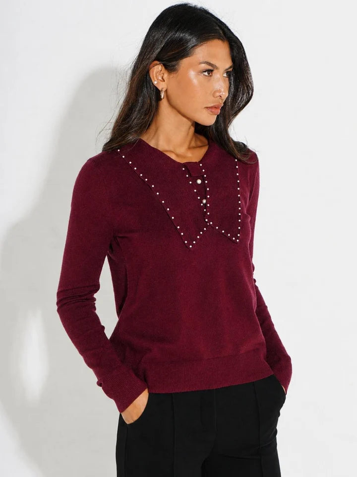 Plum Presley knit top
