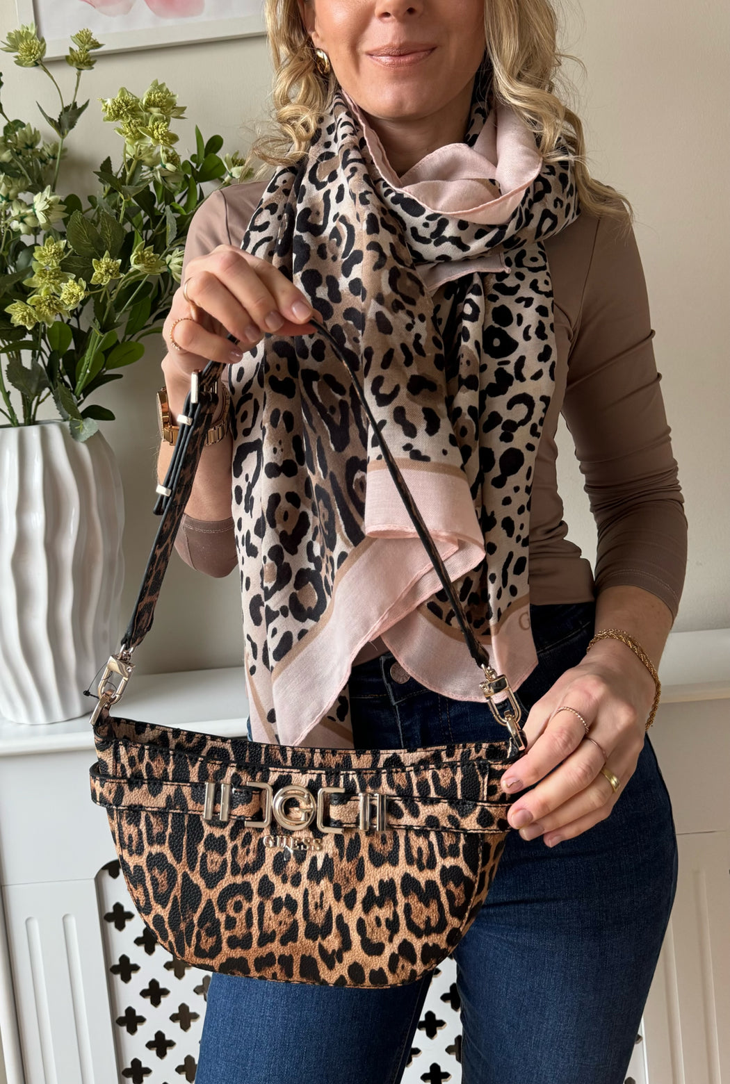 Guess leopard cirene bag LG966818