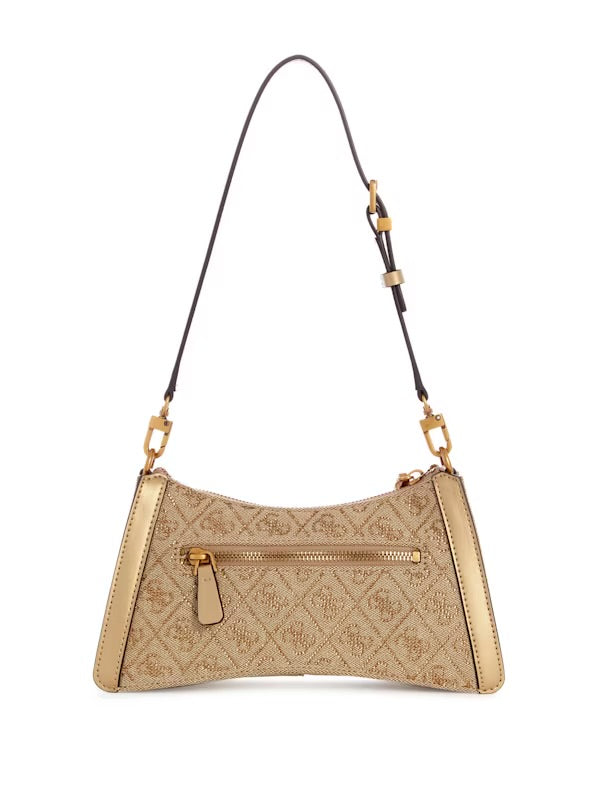 Guess Dili latte logo guess shoulder bag