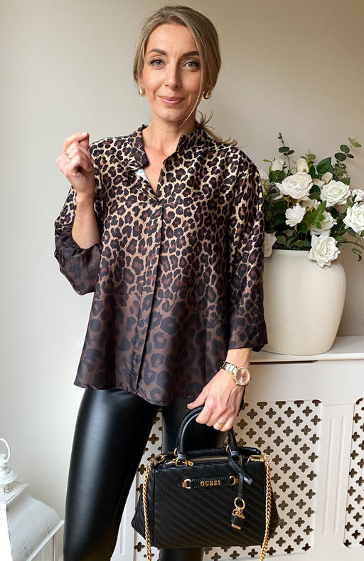 Sue leopard print shirt