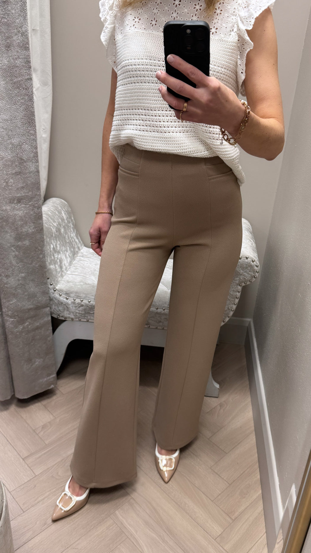 Lulu Tortora  elasticated high waist trousers