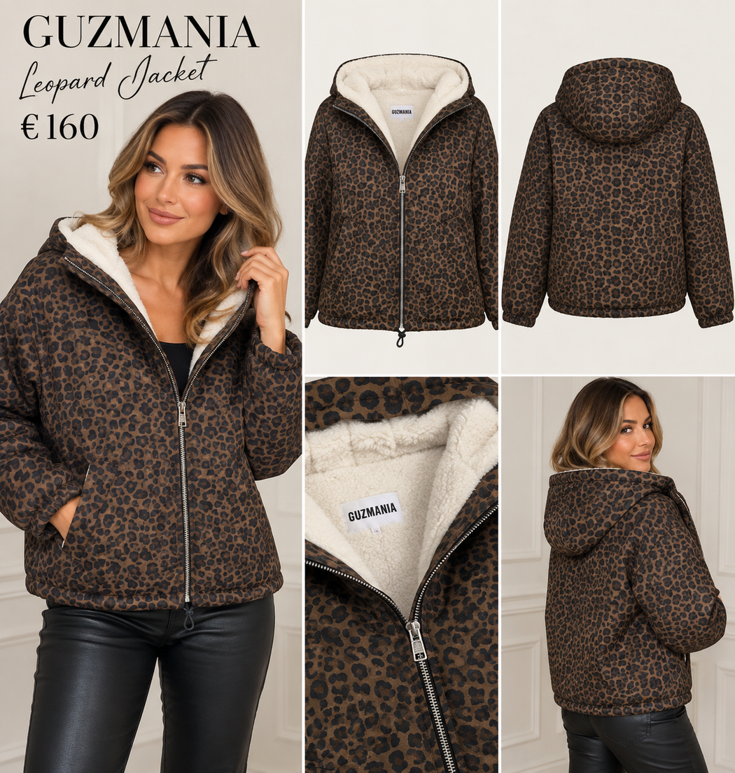 Guzmania leopard-print jacket