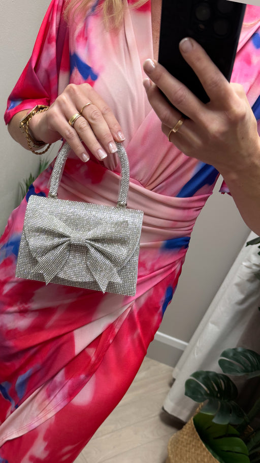 Crystal bow bag