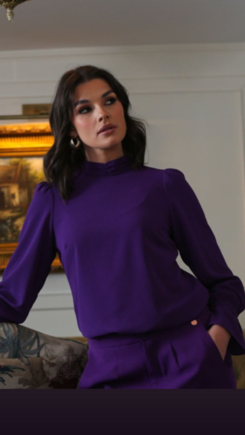 Maxine purple top