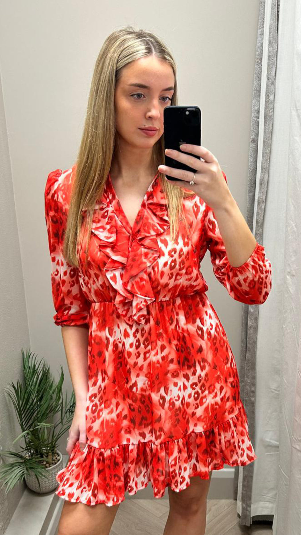 VICKY CORAL MINI DRESS