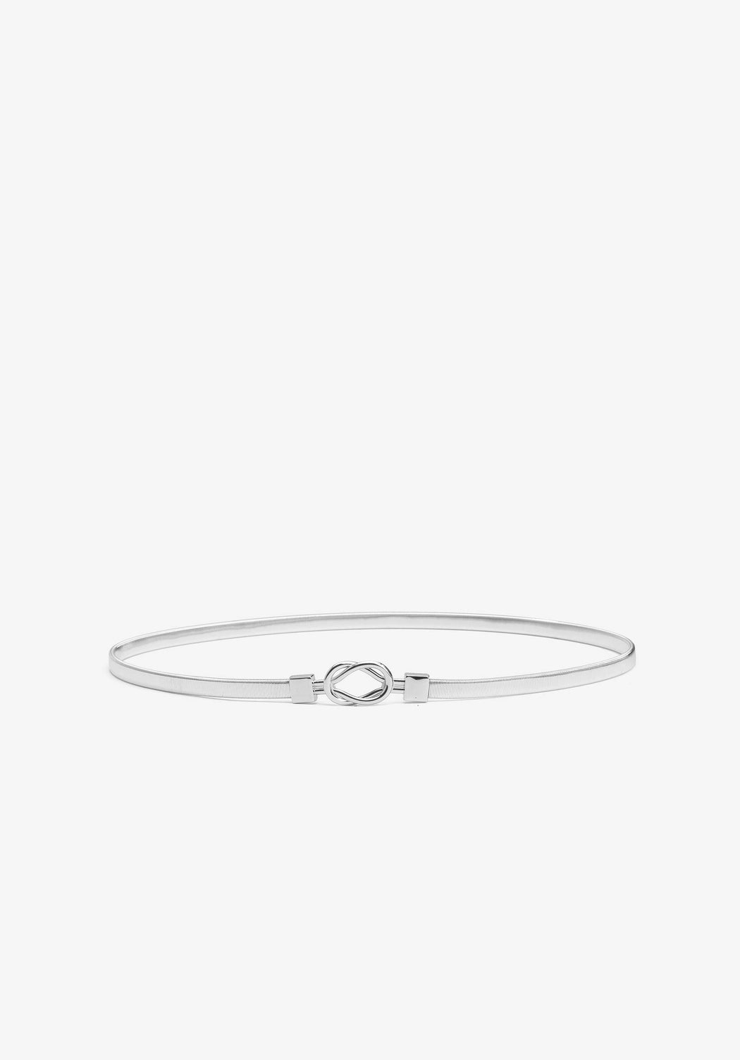 Party silver  elasticated belt