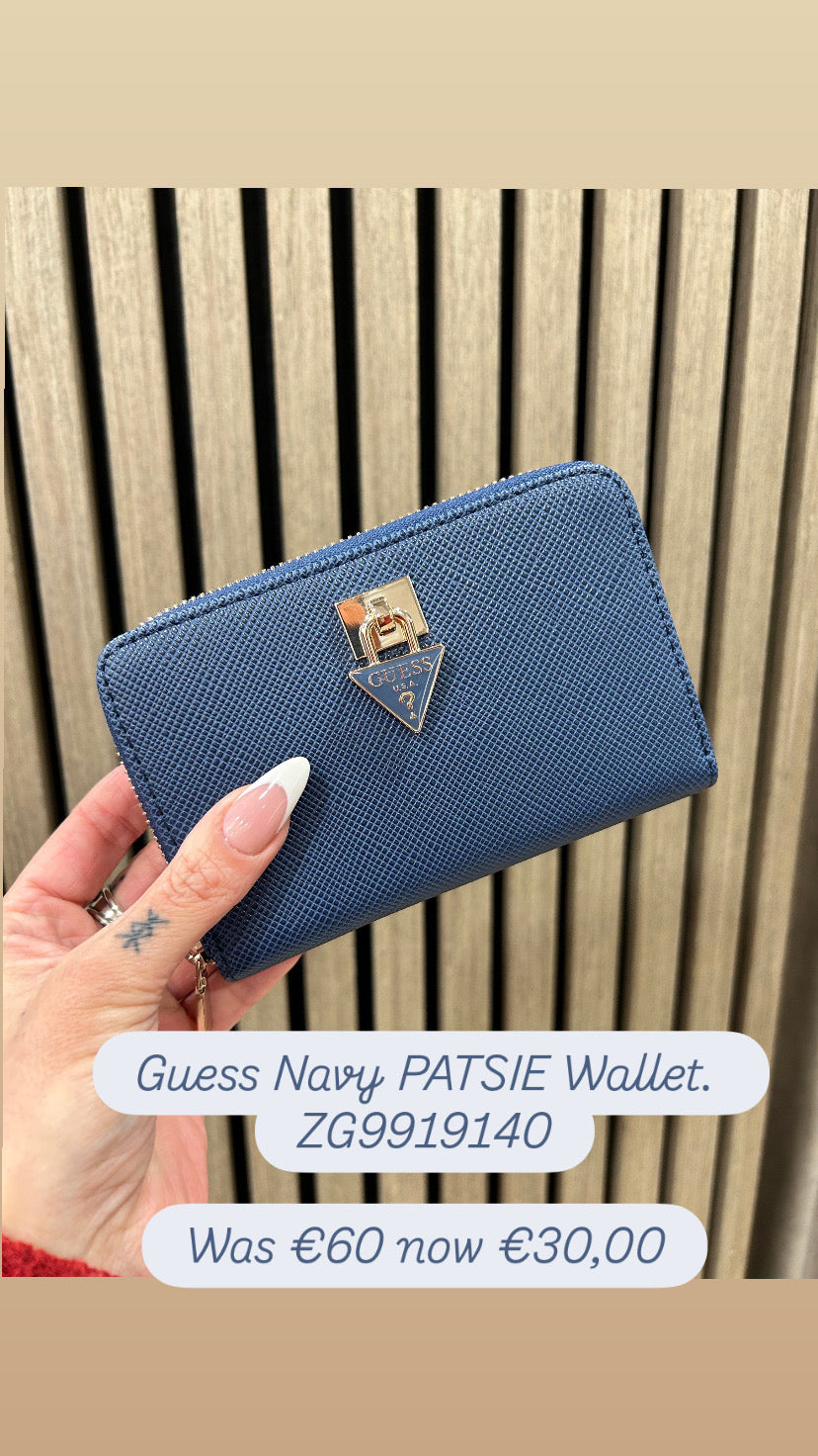 Guess Navy PATSIE Wallet. ZG9919140