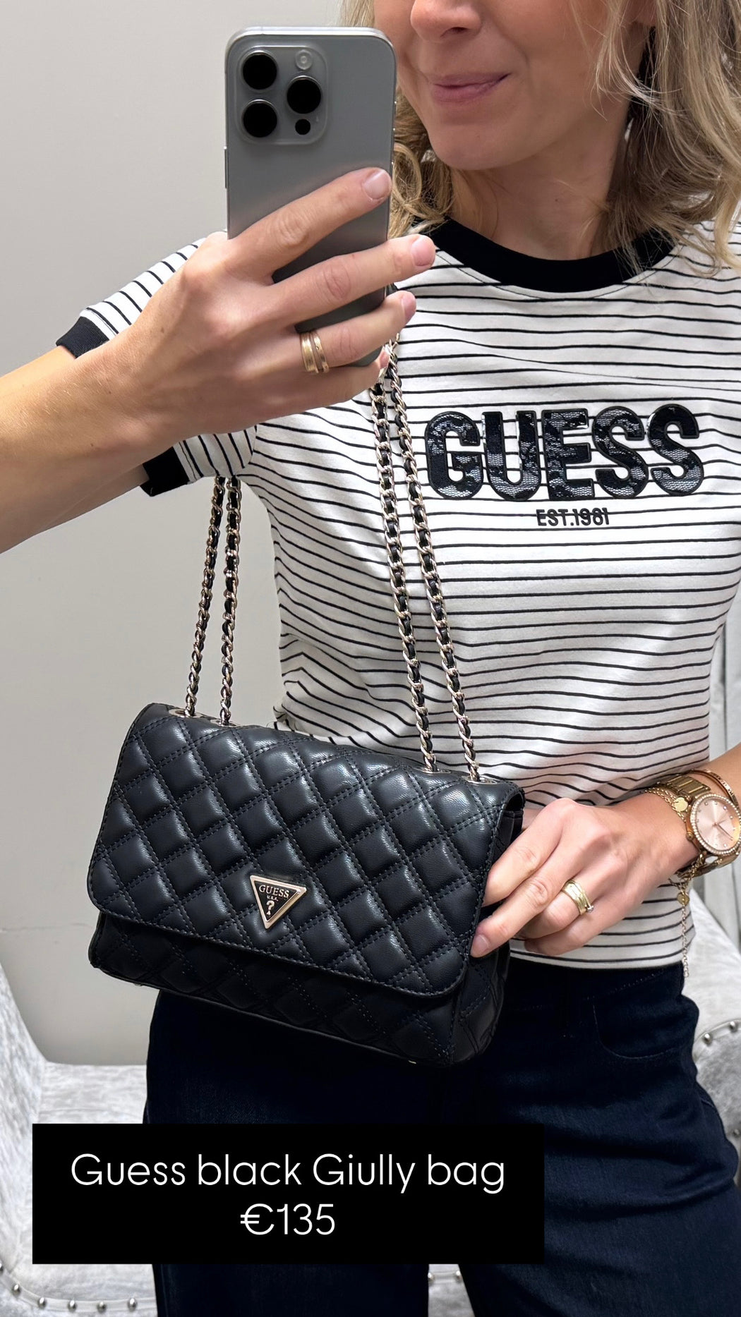 Guess black Giully bag qg967320