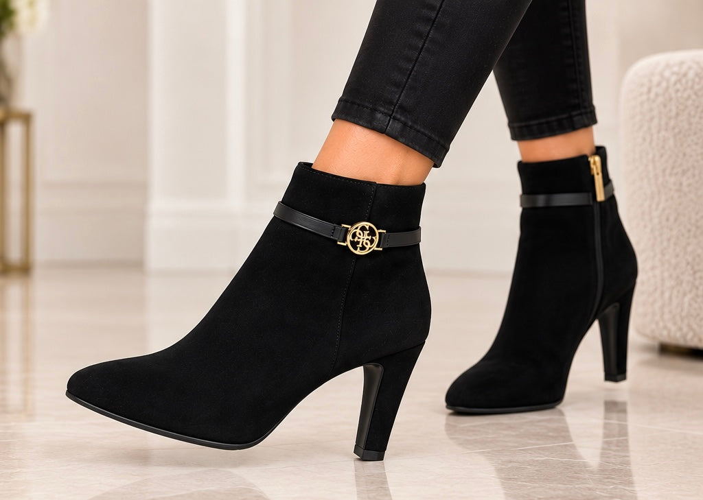 Guess Suede  side zip boots FLFOTISUE10