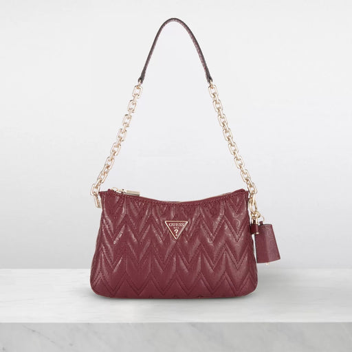 Burgundy adelard guess shoulder bag GG950218