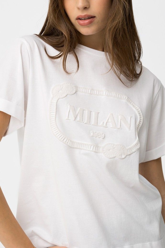 Spacy  cream t shirt