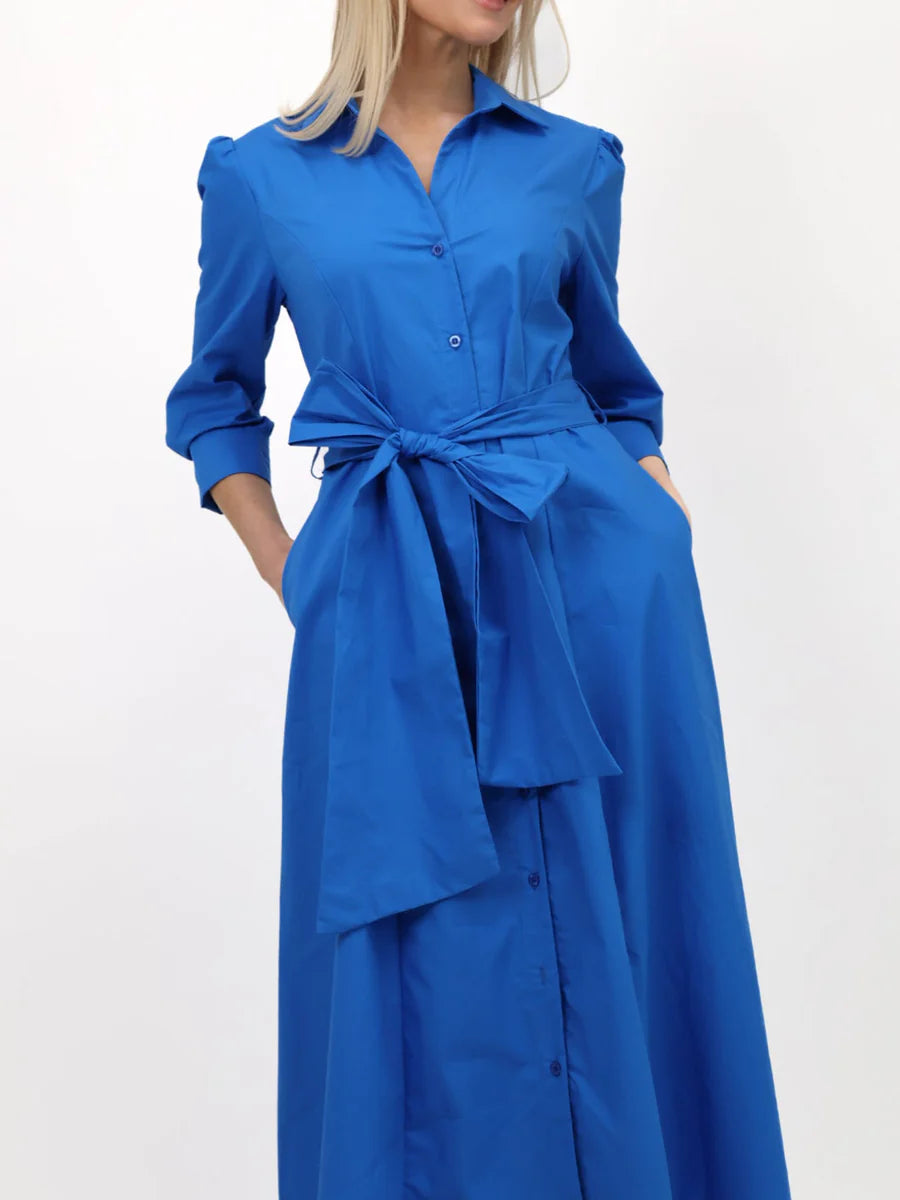 VICTORIA BLUE MAXI DRESS