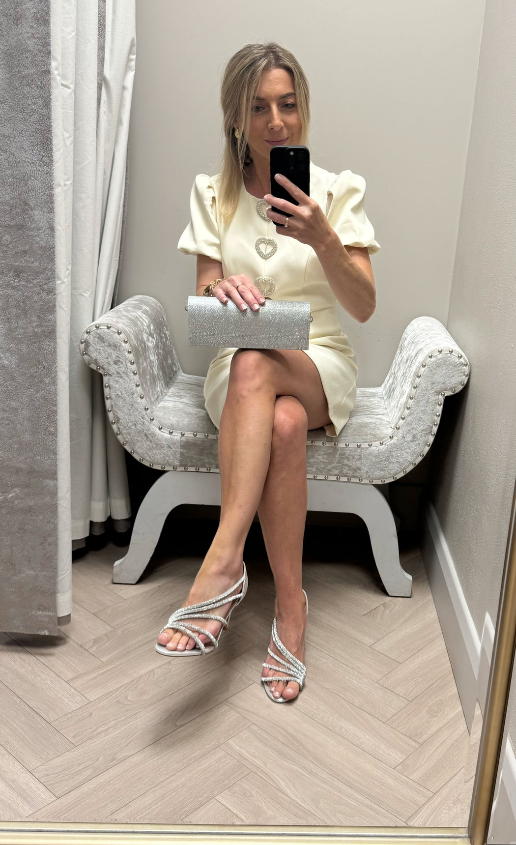 Cassie ivory heart dress