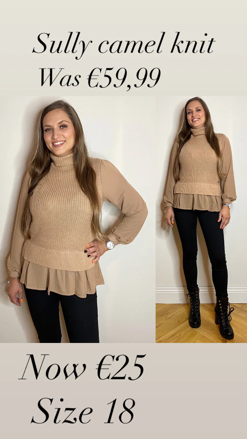 Sully camel knit