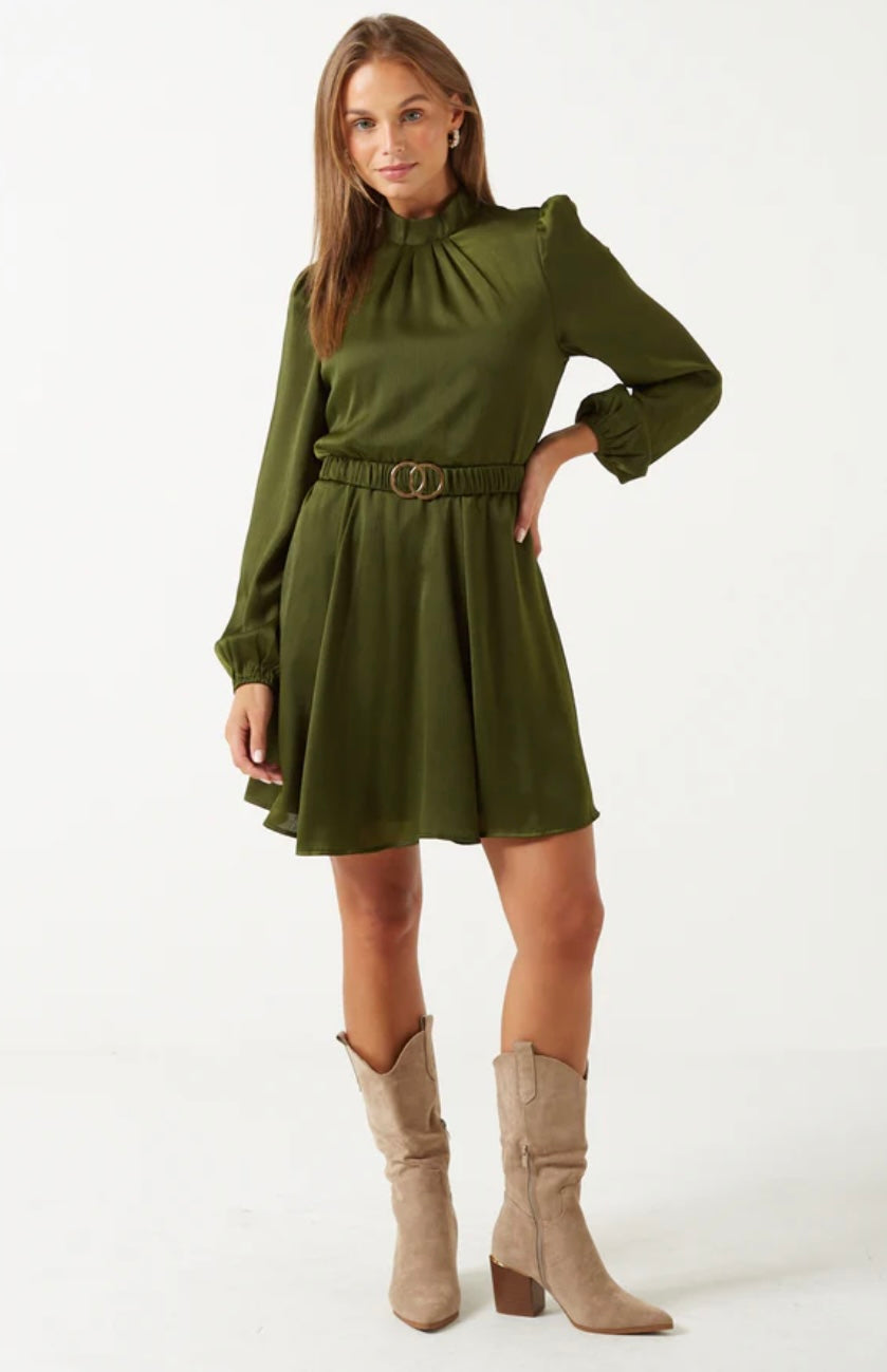 Lara khaki dress