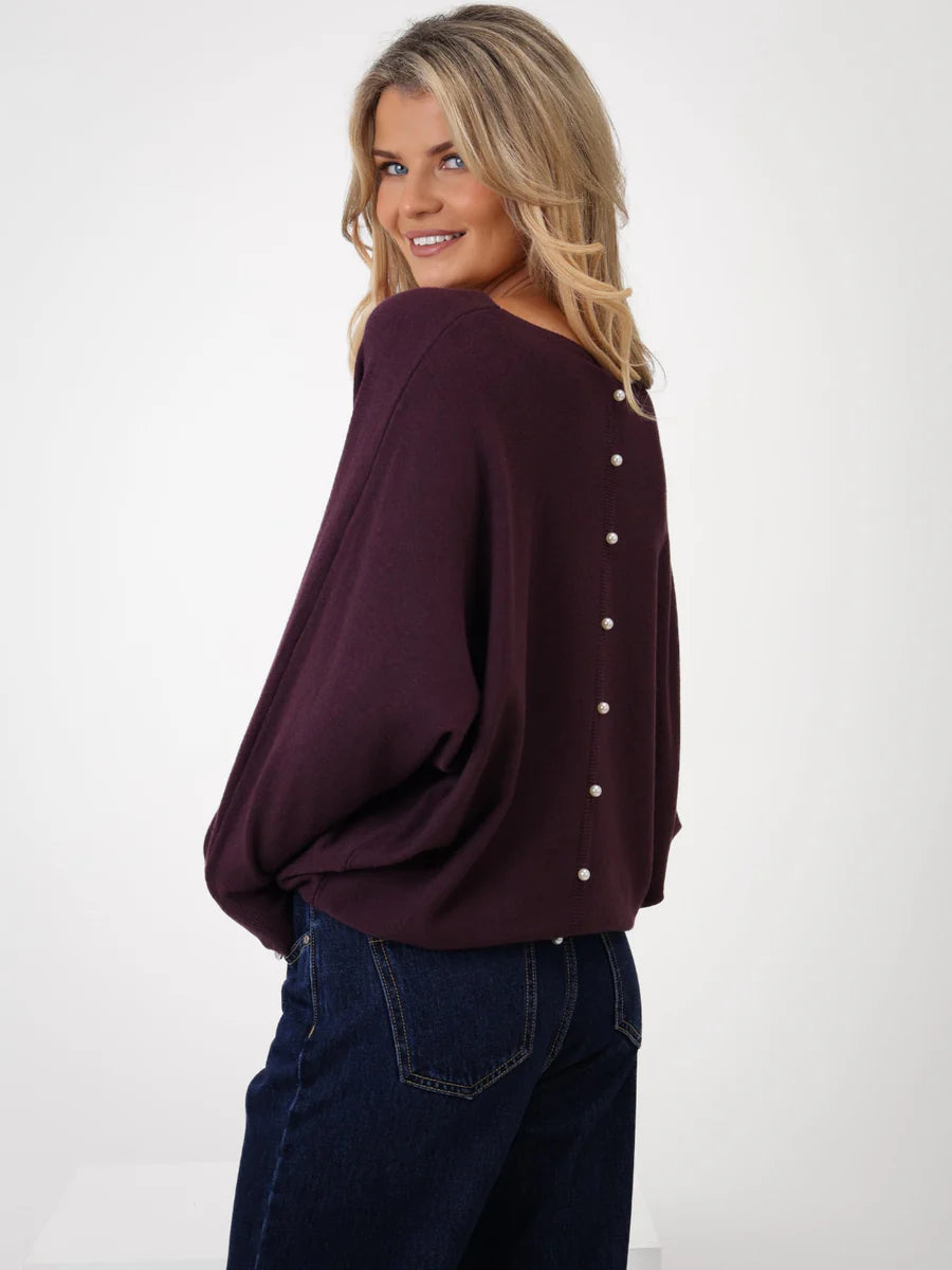 Elba pearl mulberry  knit