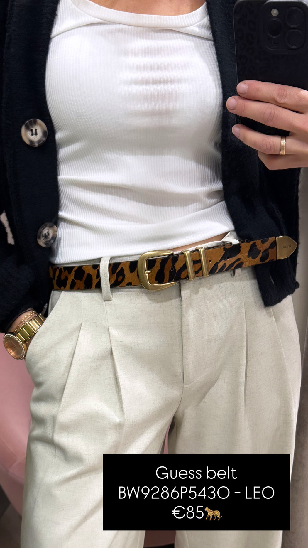 Guess belt BW9286P5430 - LEO