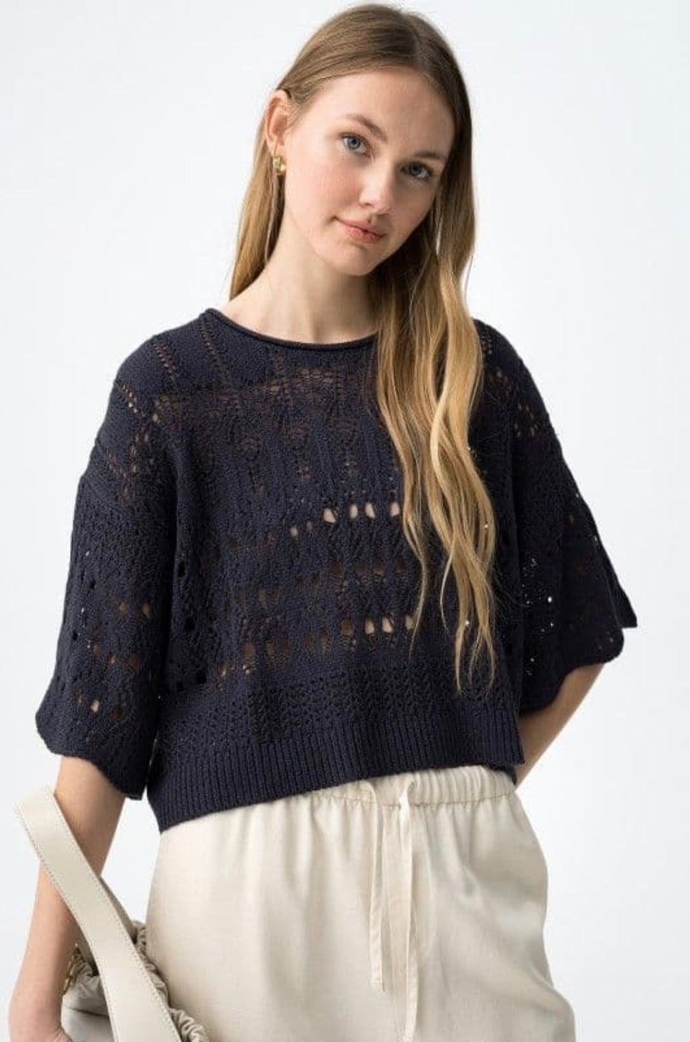 Benny navy sweater
