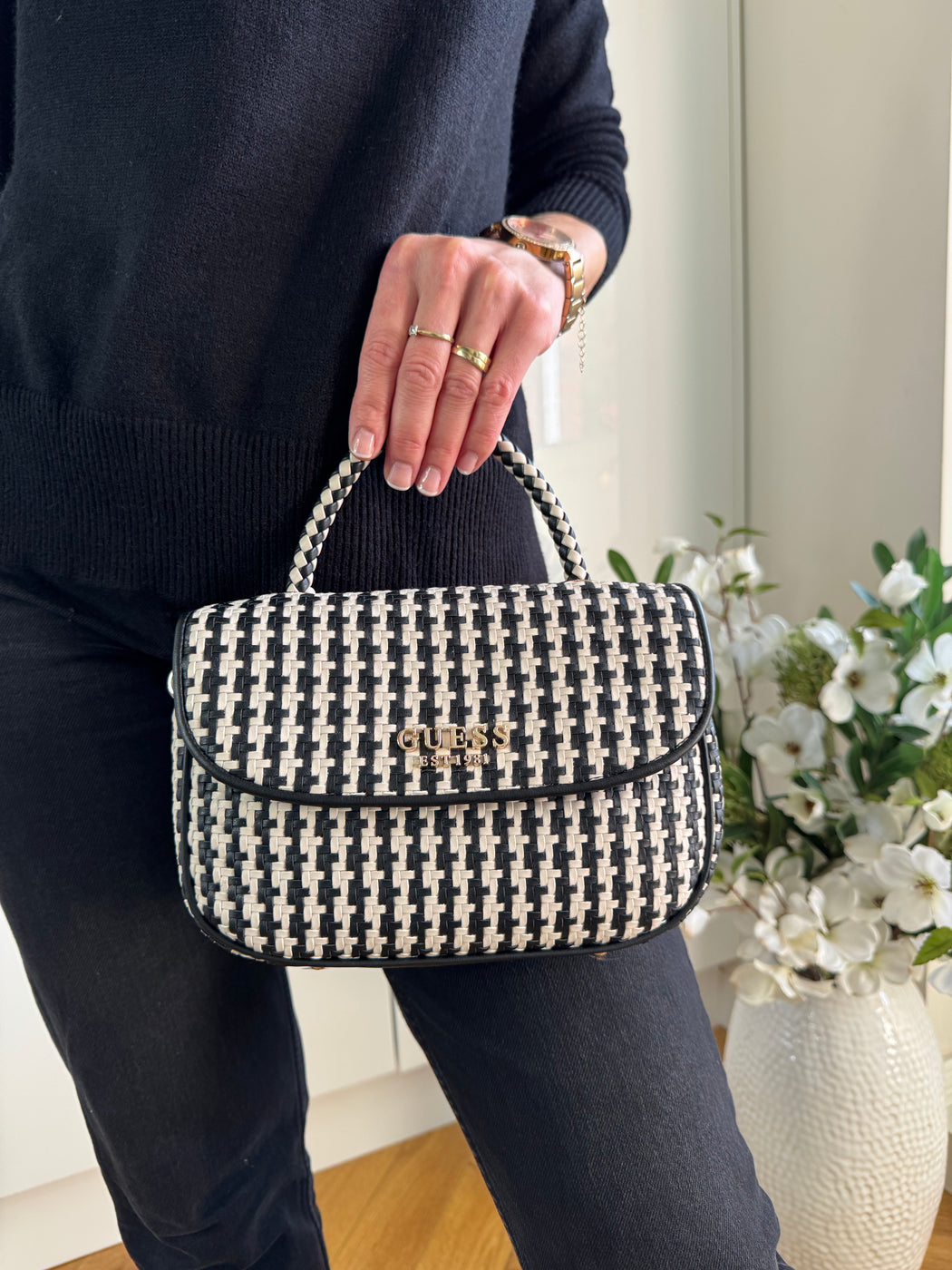 Guess Black Multi MIREMA Bag. WG963120